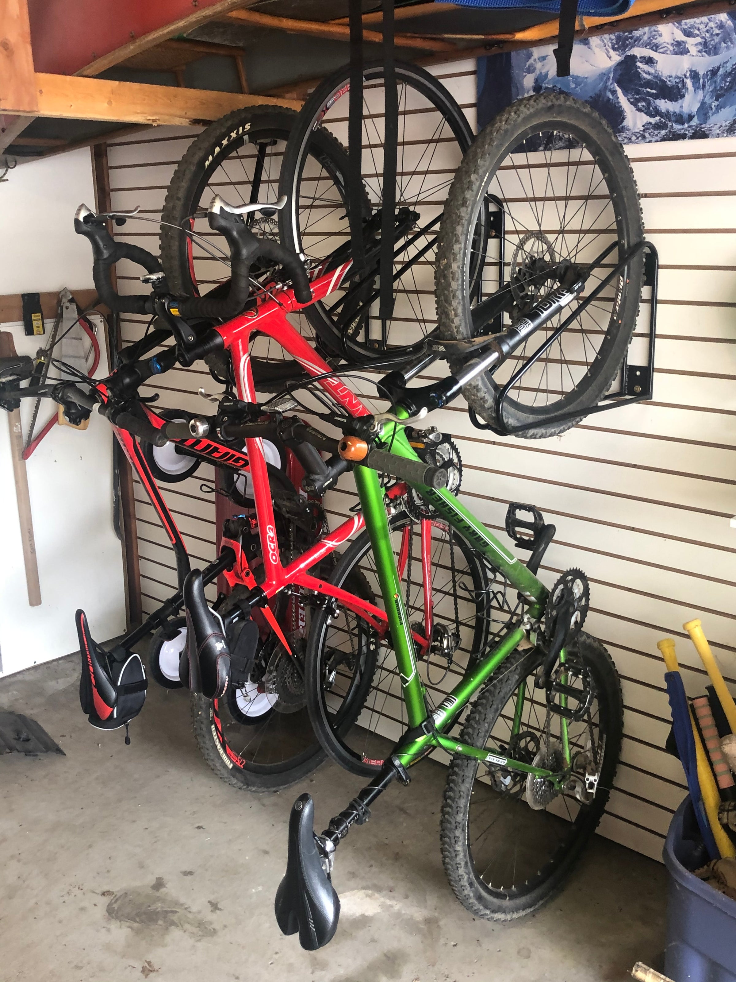 Support De Stationnement Vélo - Rack Métal Noir - Pour Vélo Route Ou VTT